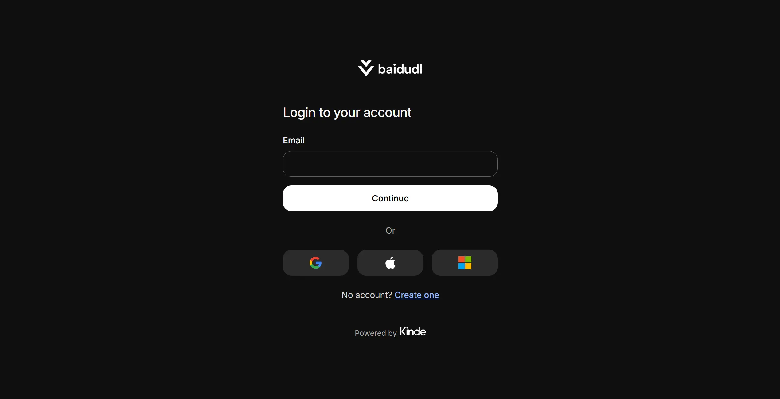 Authentication Page