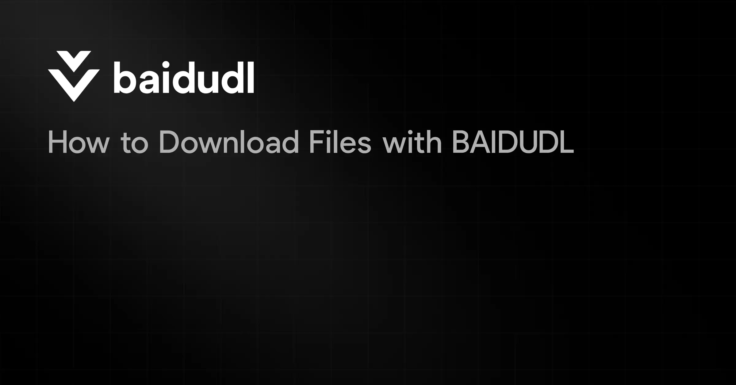 BAIDUDL
